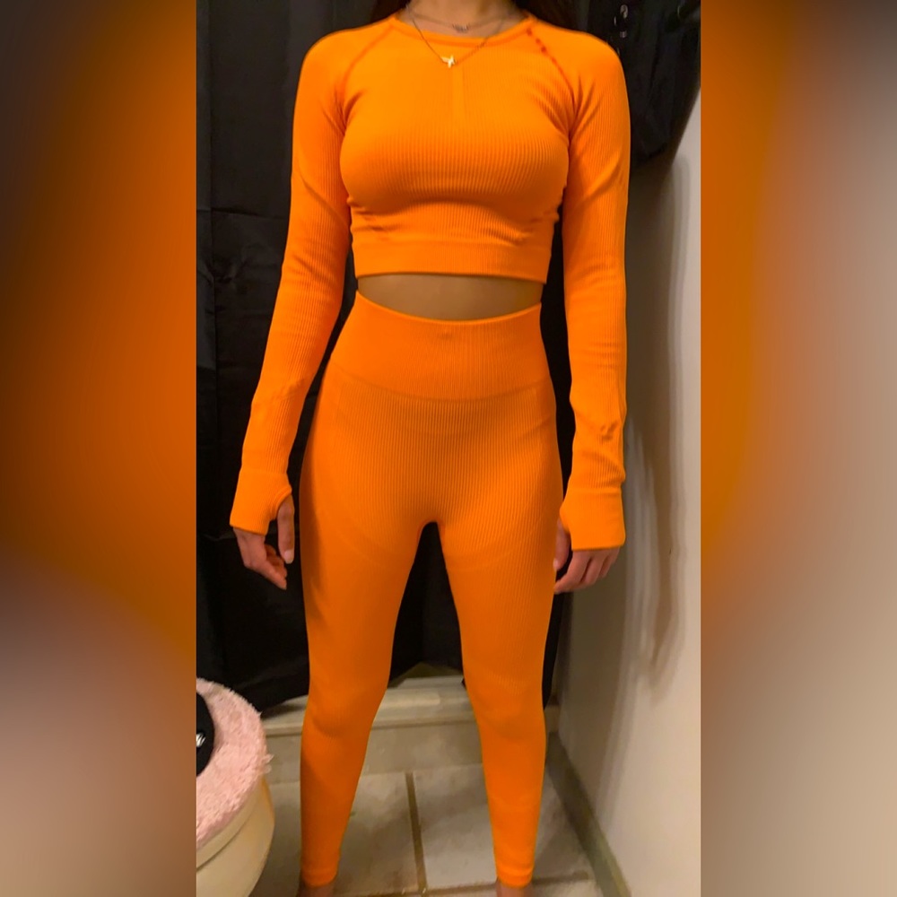 orange gym set